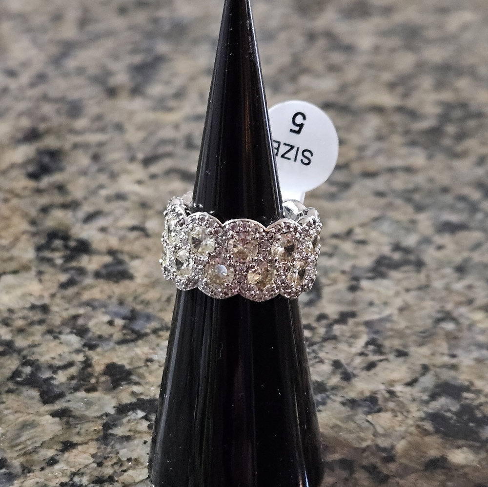 Bomb Party RG11119 "Pretty Perspective" Lemon Cubic Zirconia Sz 5